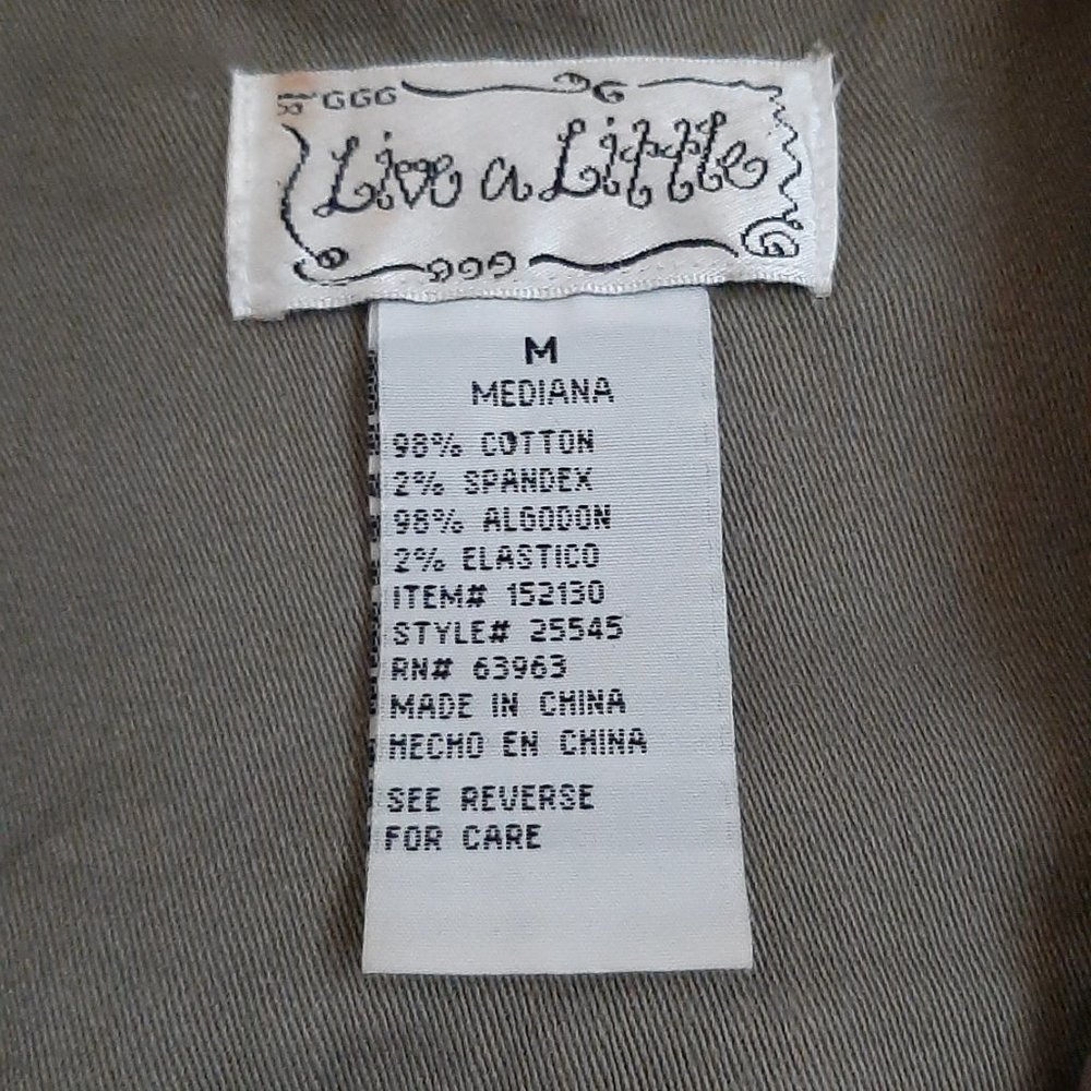 Live a Little Women`s Boho Raw Edge Jacket (M) - Picture 2 of 15